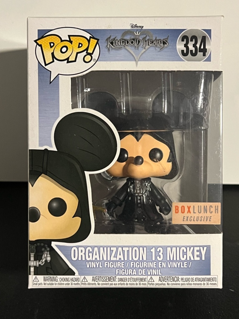 Funko Pop! Vinyl: Kingdom Hearts - Mickey Mouse (Organization XIII) - #334